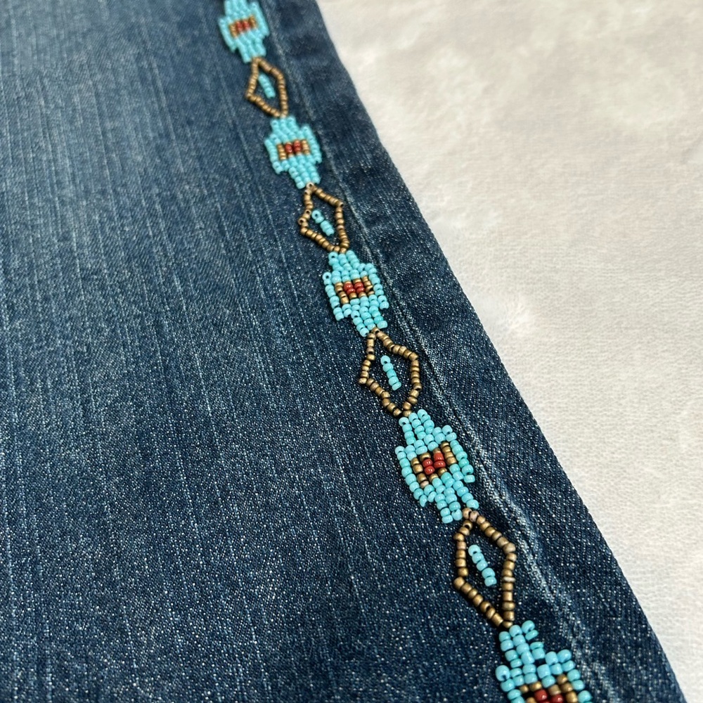 Lauren Jeans Co. Ralph Lauren Beaded Jeans - Picture 3 of 12